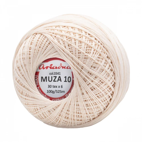 Kordonek Muza 10 / 100 g / 341 beż