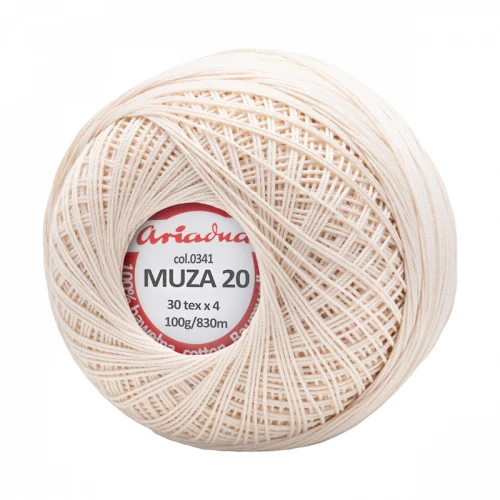 Kordonek Muza 20 / 100 g / 341 beż