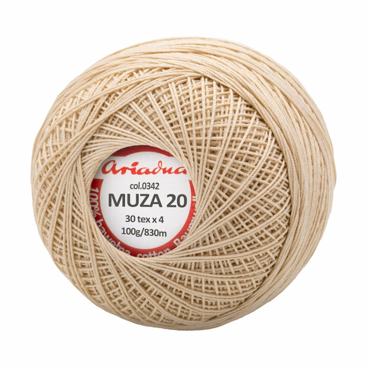 Kordonek Muza 20 /  100 g / 342 ciepły beż