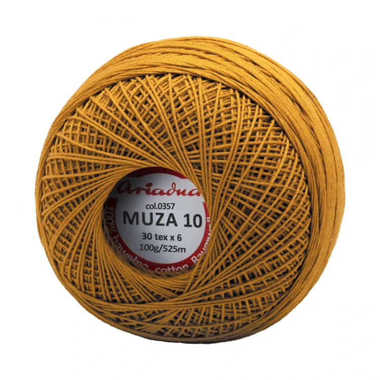 Kordonek Muza 10 / 100 g / 357 musztarda