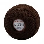 Kordonek Muza 10 / 100 g / 1406 ciemny brąz