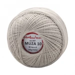 Kordonek Muza 10 / 100 g / 1407 jasny szary