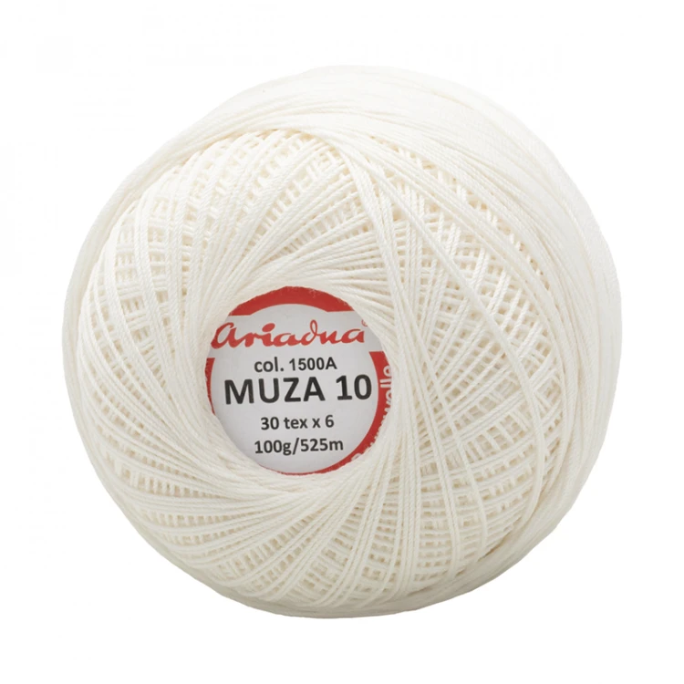 Kordonek Muza 10 / 100 g / 1500A krem