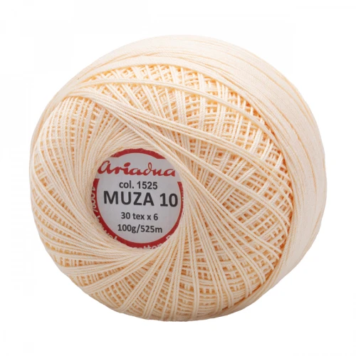 Kordonek Muza 10 / 100 g / 1525 jasna morela