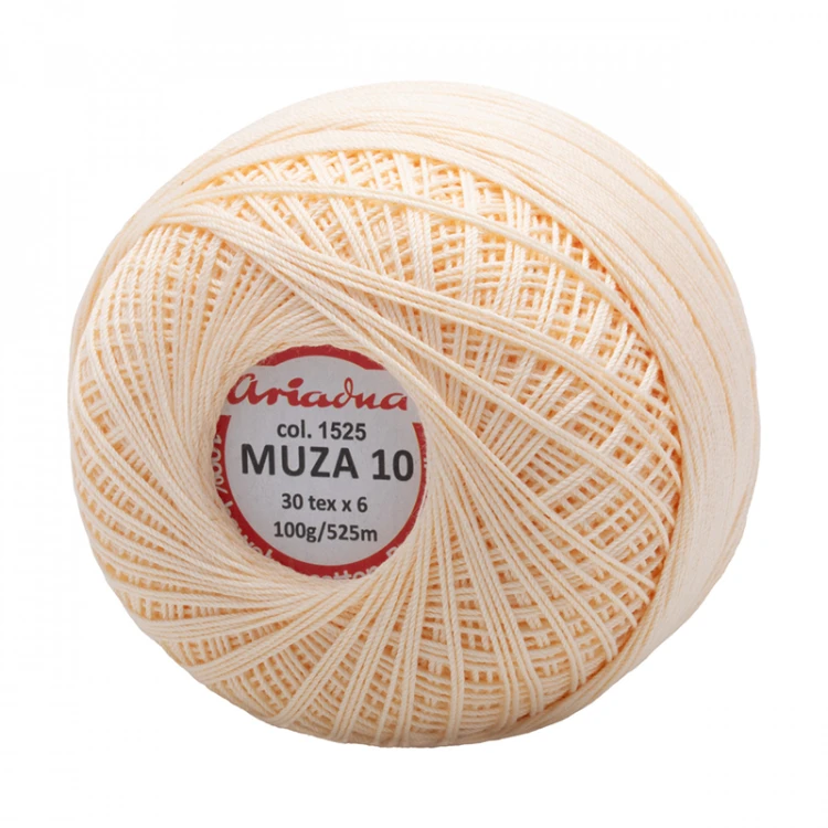 Kordonek Muza 10 / 100 g / 1525 jasna morela