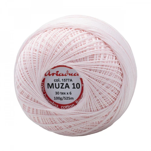 Kordonek Muza 10 / 100 g / 1577A pudrowy róż