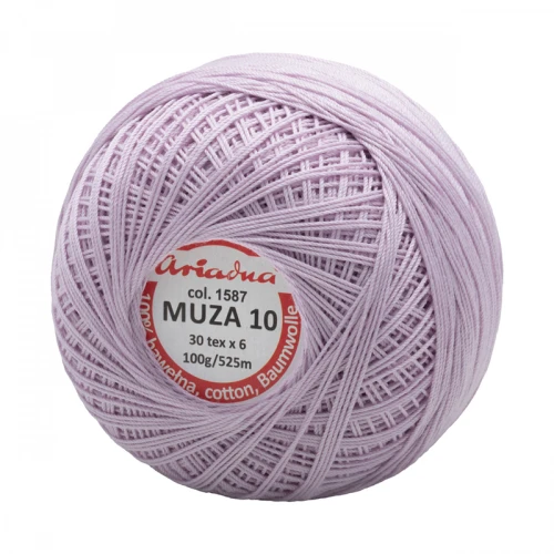 Kordonek Muza 10 / 100 g / 1587 lawenda