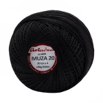 Kordonek Muza 20 / 100 g / 099 czerń