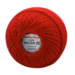 Kordonek Muza 20 / 100 g / 343 czerwień