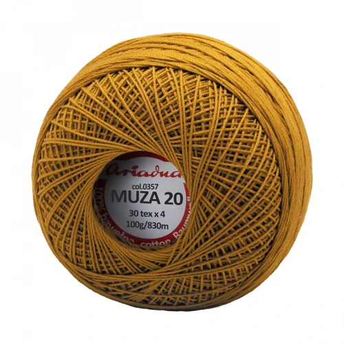 Kordonek Muza 20 / 100 g / 357 musztarda