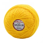 Kordonek Muza 20 / 100 g / 1401 intensywny żółty