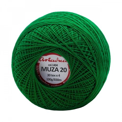Kordonek Muza 20 / 100 g / 1404 malachit