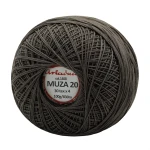 Kordonek Muza 20 / 100 g / 1408 ciemny szary