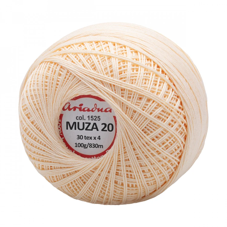 Kordonek Muza 20 / 100 g / 1525 jasna morela