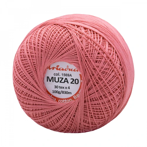 Kordonek Muza 20 / 100 g / 1569A malwa