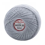 Kordonek Muza 20 / 100 g / 1634 chłodny szary