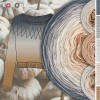 Zestaw na sweter Charlotte od Kotek i motek 09N / Kokonki Nature / Ciemny szary/szary/jasny szary/beż/ciemny beż