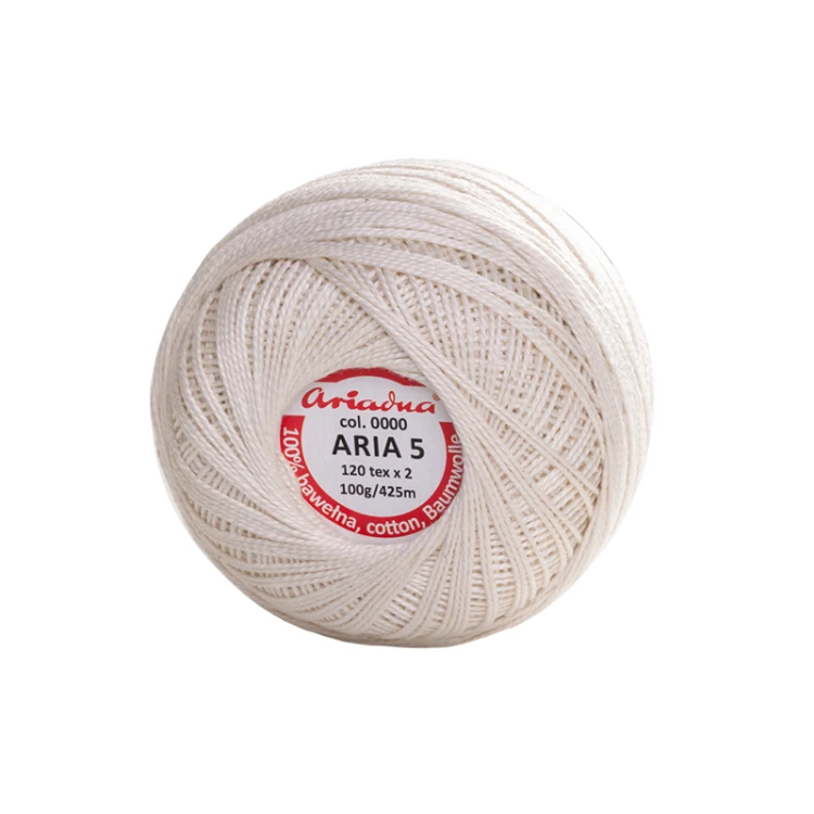 Kordonek Aria 5 / 100 g / 0000 naturalny