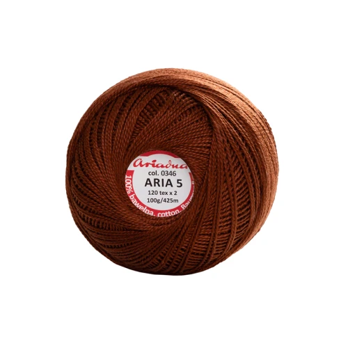 Kordonek Aria 5 / 100 g / 0346 kasztan