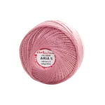 Kordonek Ariadna Aria 5 / 100 g / 0358 brudny róż