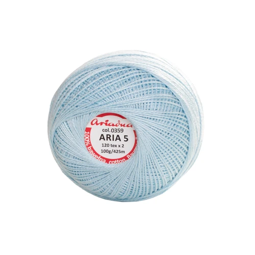 Kordonek Aria 5 / 100 g / 0359 błękit