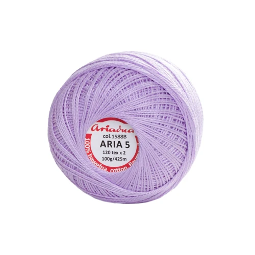 Kordonek Aria 5 / 100 g / 1588B jasny fiolet