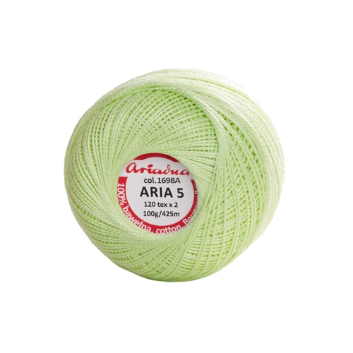 Kordonek Aria 5 / 100 g / 1698A pistacja
