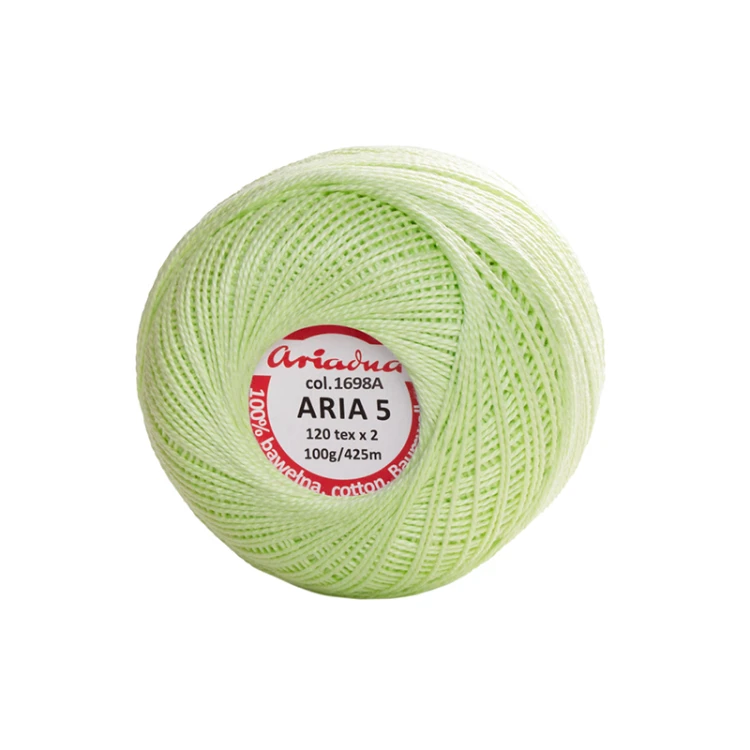 Kordonek Aria 5 / 100 g / 1698A pistacja