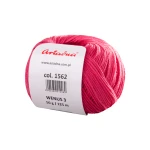 Włóczka Ariadna Wenus 3 / 1562 magenta