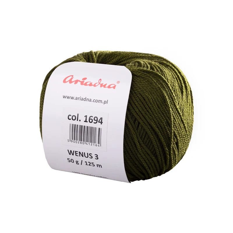 Włóczka Ariadna Wenus 3 / 1694 paproć
