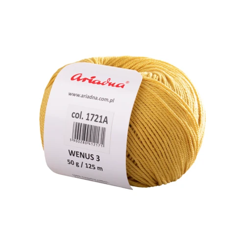 Włóczka Ariadna Wenus 3 / 1721A rumianek