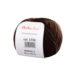 Włóczka Ariadna Wenus 3 / 1733 ciemny brąz