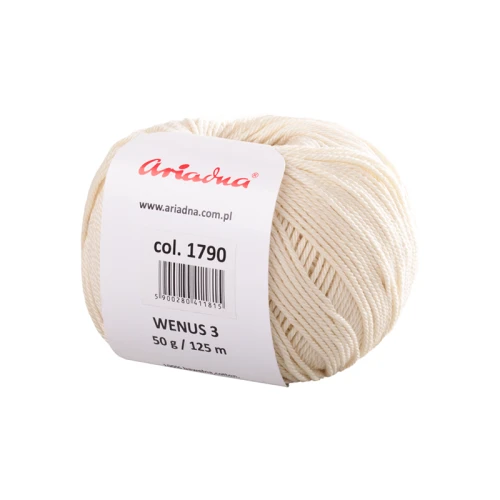 Włóczka Ariadna Wenus 3 / 1790 ecru