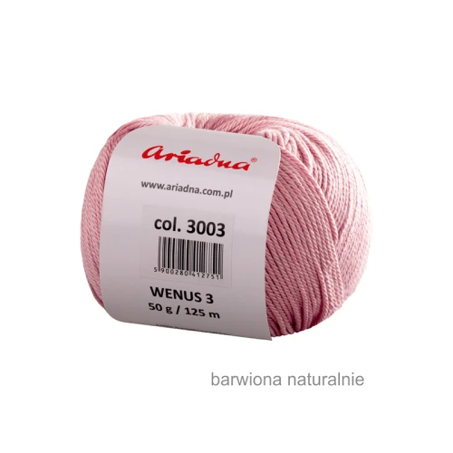 Włóczka Ariadna Wenus 3 / 3003 malwa