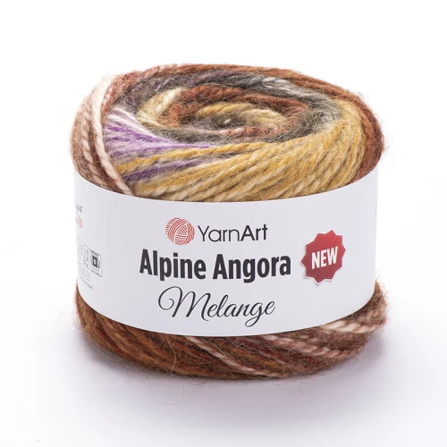 Włóczka YarnArt Alpine Angora Melange 6410