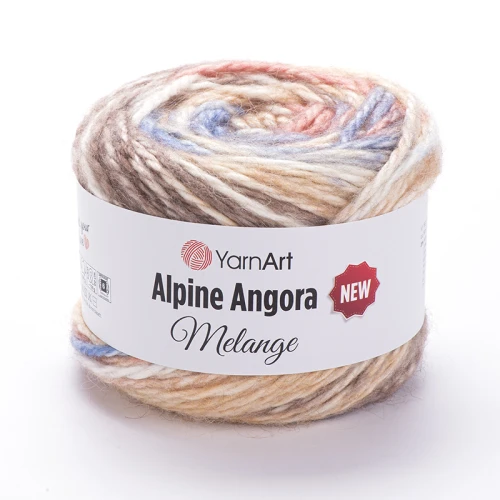 Włóczka YarnArt Alpine Angora Melange 6411