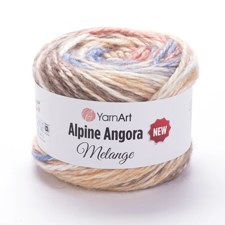 Włóczka YarnArt Alpine Angora Melange 6411
