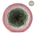 KOKONEK_Pure P171 - Malwa/chłodny beż/eukaliptus/khaki, 3 nitki, 1200 m, 240 g - GOTOWY