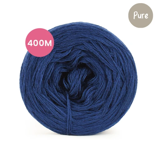 KOKONEK Mono Pure jeden kolor - granat, 3 nitki, 400 m, 80 g - GOTOWY