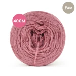 KOKONEK_Pure Mono jeden kolor - malwa / 3 nitki / 400 m / 80 g - GOTOWY