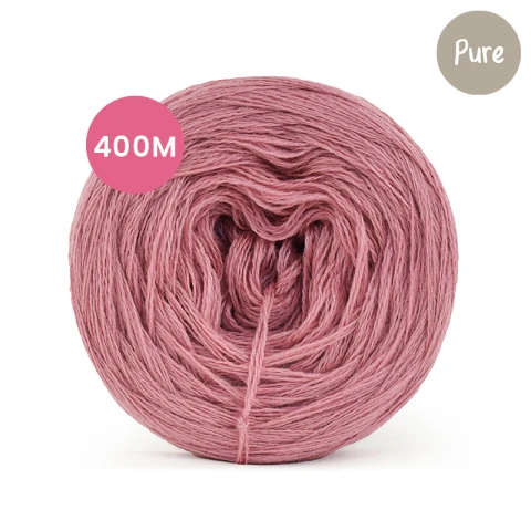 KOKONEK_Pure Mono jeden kolor - malwa / 3 nitki / 400 m / 80 g - GOTOWY