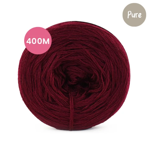 KOKONEK_Pure Mono jeden kolor - buraczki / 3 nitki / 400 m / 80 g - GOTOWY