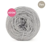 KOKONEK_Pure Mono jeden kolor - jasny szary / 3 nitki / 400 m / 80 g - GOTOWY