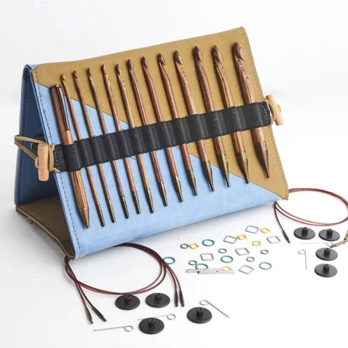 Zestaw szydełek afgańskich/tunezyjskich do wymiennych żyłek KnitPro Ginger Grande / 150305K