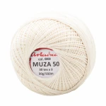 Kordonet Muza 50 / 50 g / 0000 přírodní