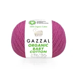 Włóczka Gazzal Organic Baby Cotton 454 / piwonia