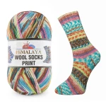 Włóczka skarpetkowa Himalaya Wool Socks Print S63-01