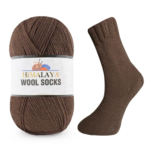 Włóczka skarpetkowa Himalaya Wool Socks S-827 / brąz