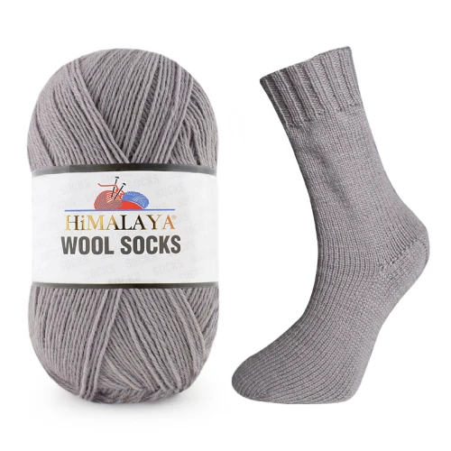 Włóczka skarpetkowa Himalaya Wool Socks S-829 / stalowy