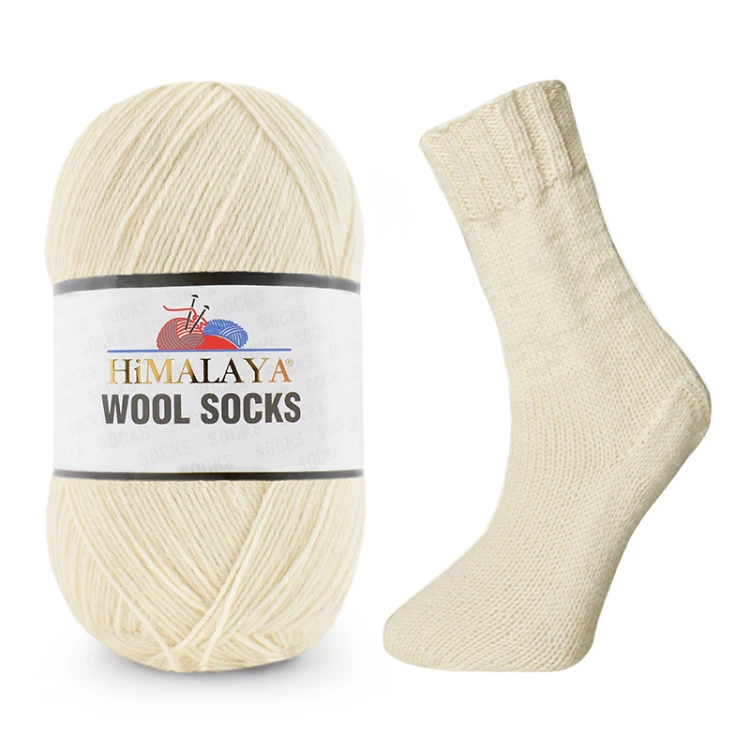 Włóczka skarpetkowa Himalaya Wool Socks S-834 / ecru